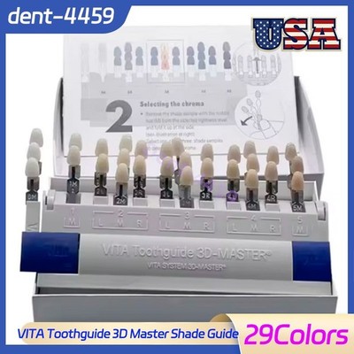 Dental Lab Resin VITA Toothguide 3D Master with Bleached Shade Guide 29 Colors