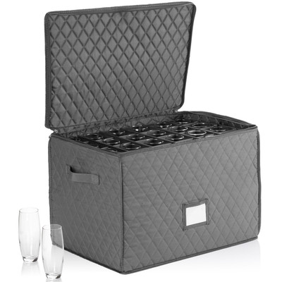 Stozu China Cup Storage Chest 2 Layers Of Storage Featuring A Inner Case For