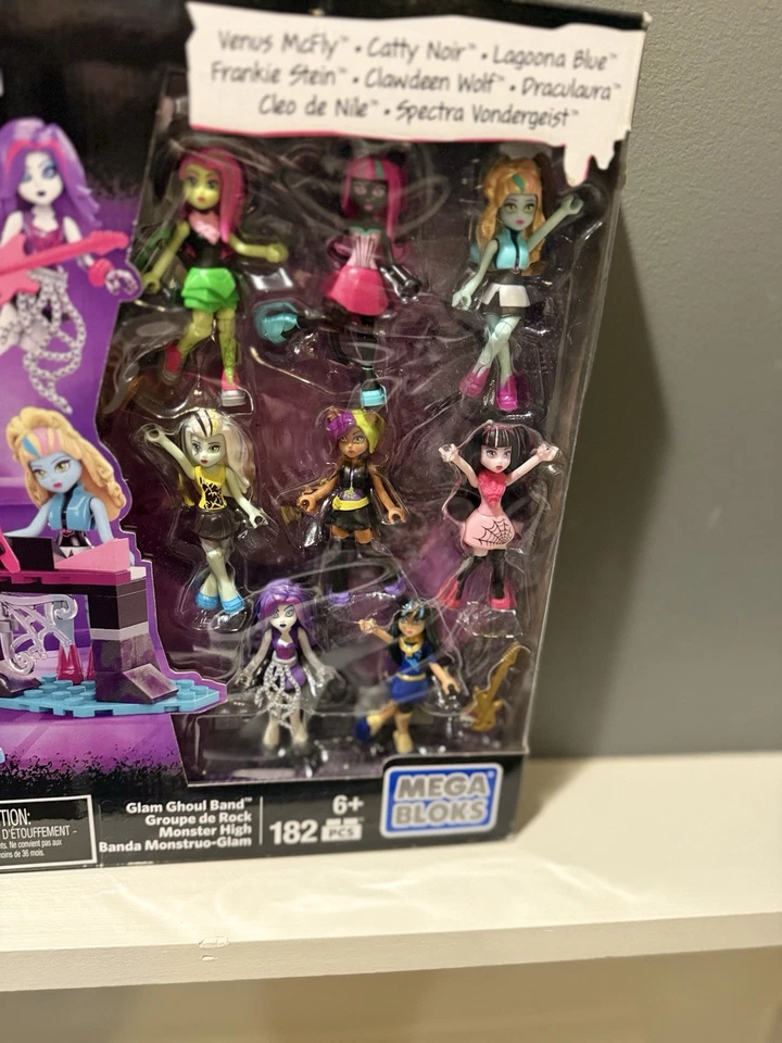 Mega Bloks Monster High Glam Ghoul Band Building Kit Brand New In Box - Image 4 of 4