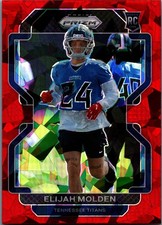 2021 Panini Prizm #422 Elijah Molden Red Ice