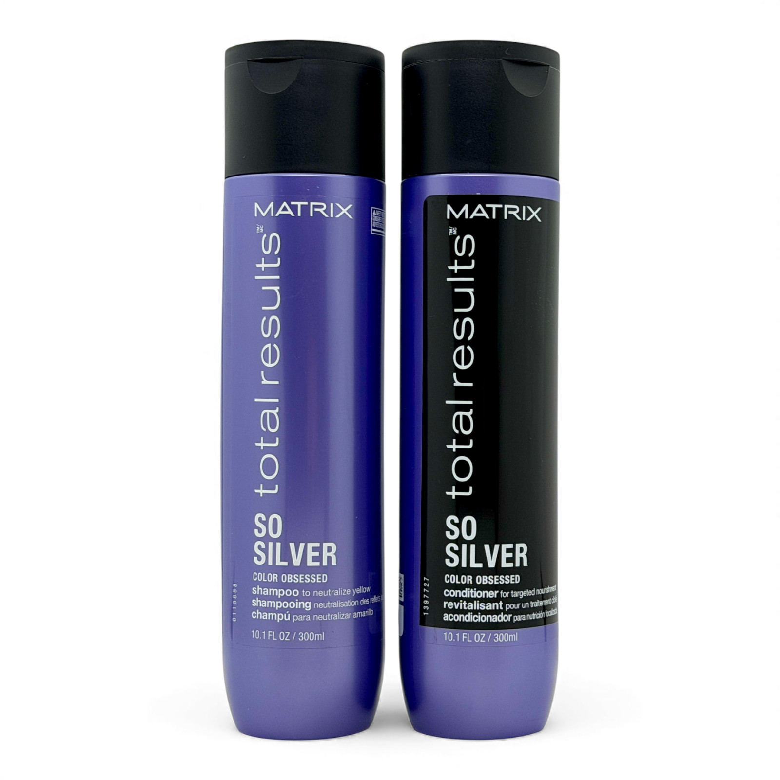 Matrix Total Results So Silver Shampoo & Conditioner Set 10.1oz | Anti-Brass Duo