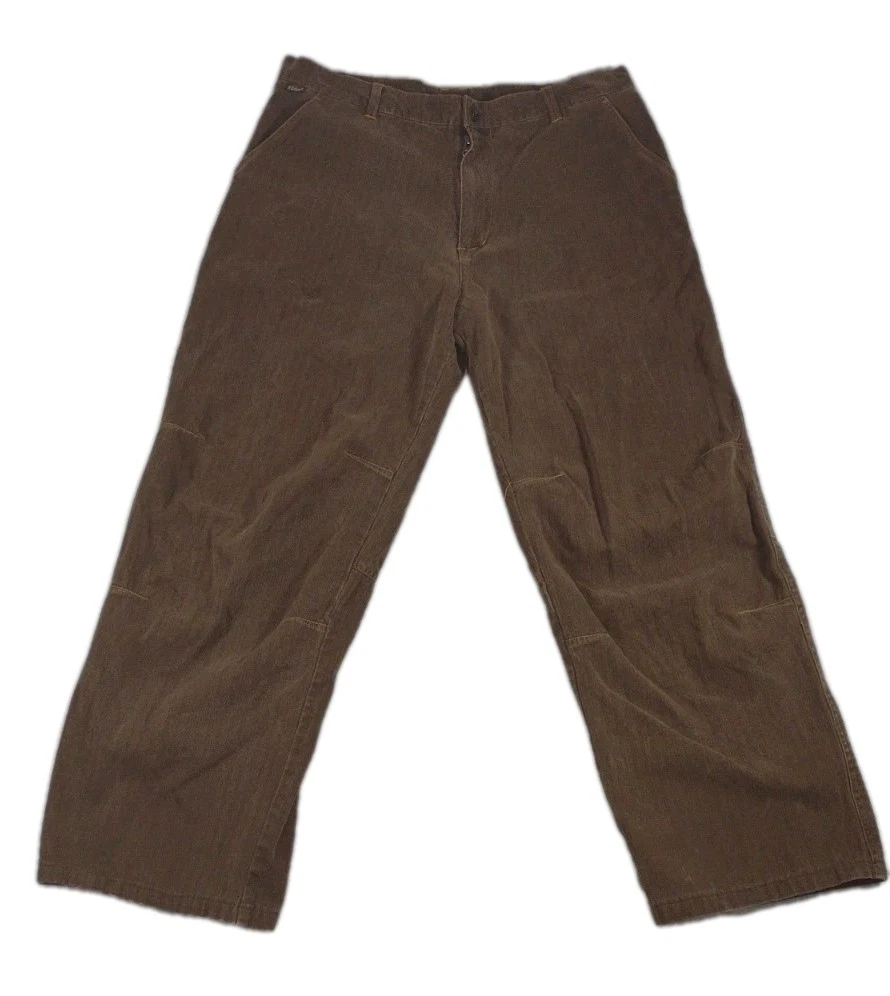 KUHL Vintage Brown Baggy Hiking Trail Outdoors Wear Pants Men's Size 36X28