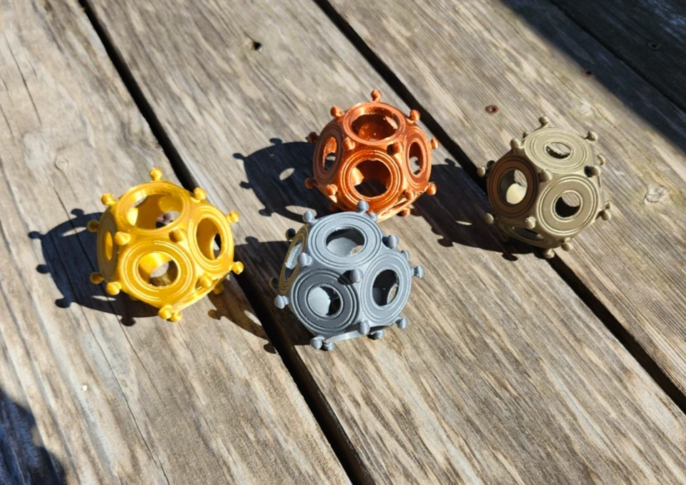 3D Printed Roman Dodecahedron - Small - Image 4 of 4