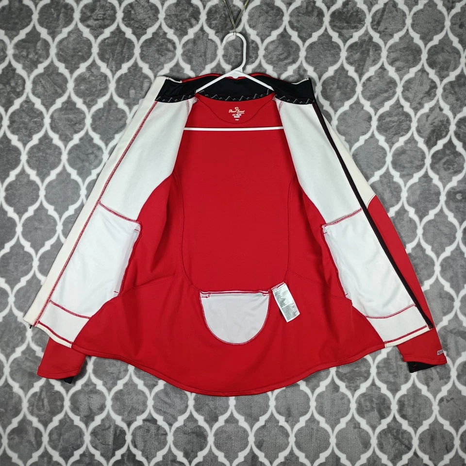 Велосипедная куртка Pearl Izumi Elite женская большая красная на молнии ветровка - Изображение 4 из 4