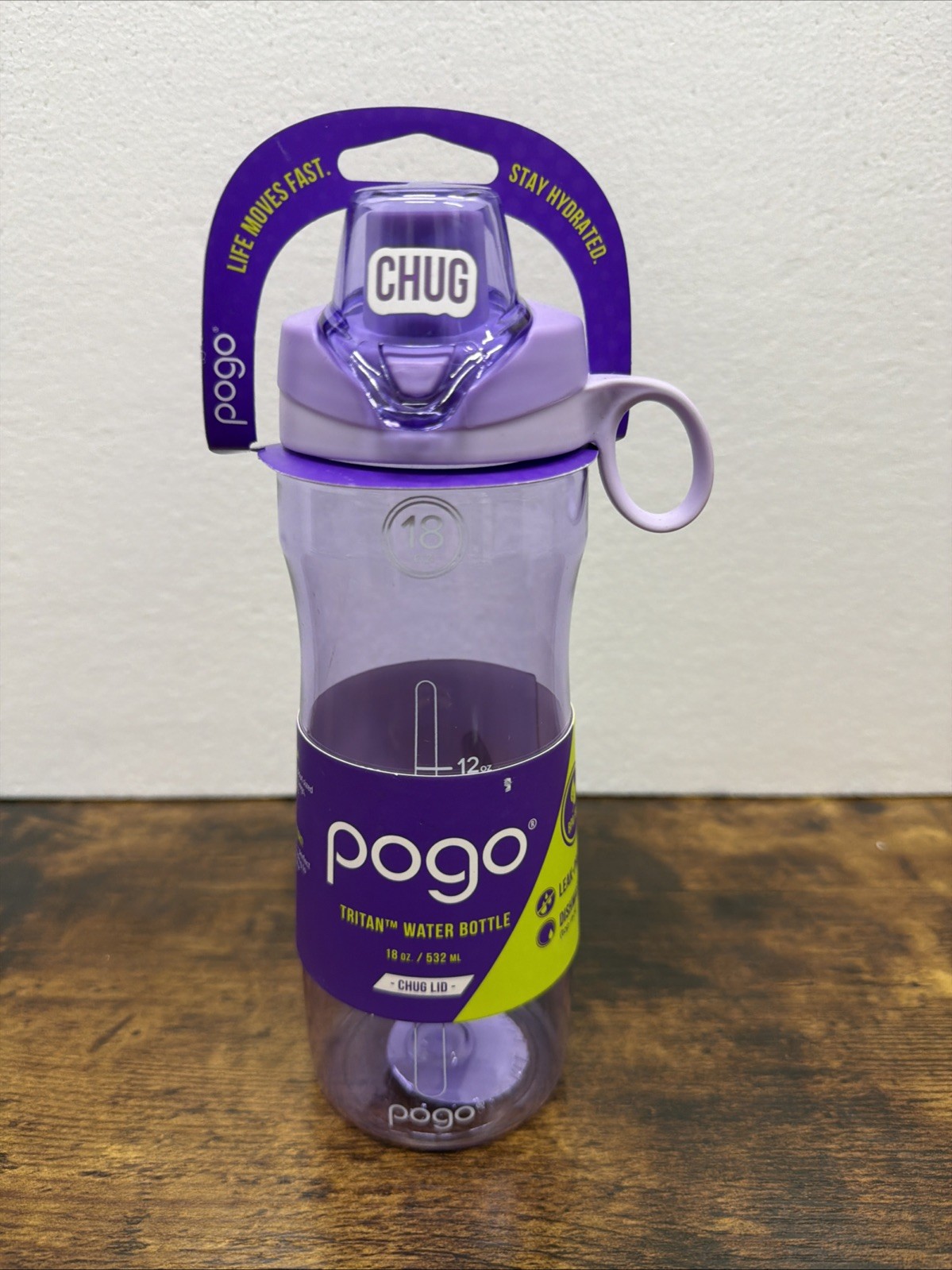 18oz Lilac Pba-free Sport Straw Flip Lid - New
