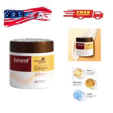Collagen Hair Treatment Deep Repair Conditioning Argan Oil Collagen Hair Mask...
