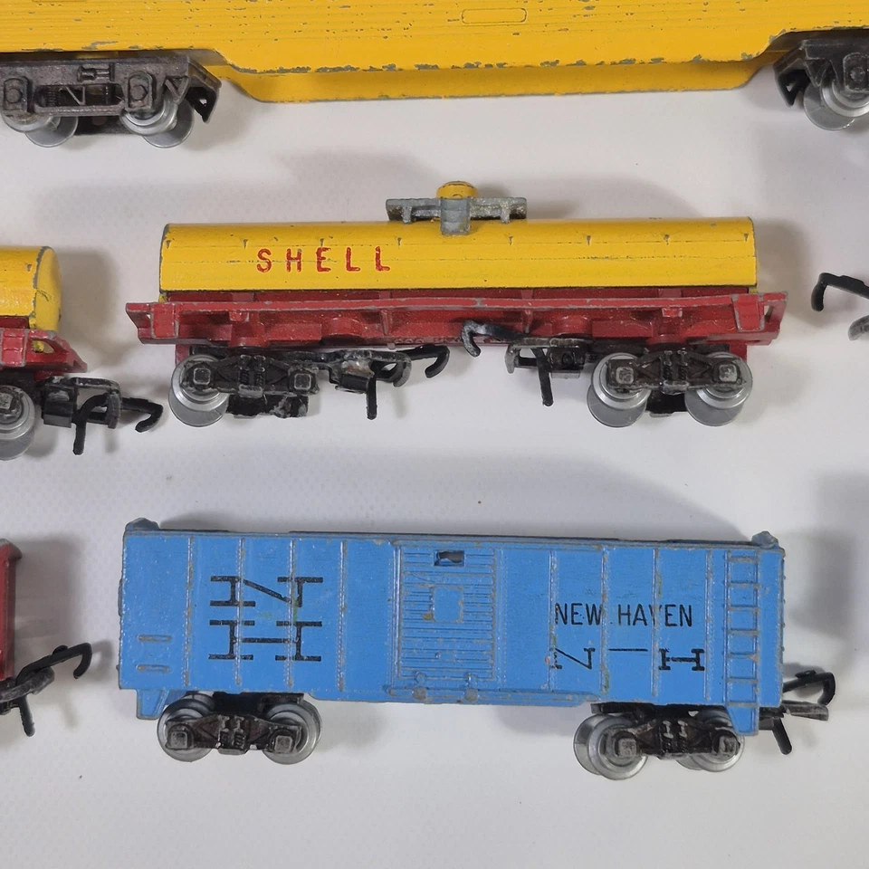 7 vagones de tren diecast vintage Lone Star England escala N ferrocarril vagón de pasajeros Foto 3 de 4