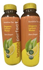 lemon perfect Organic Lemon Water Sunshine Tea 15.2oz 2 PACK