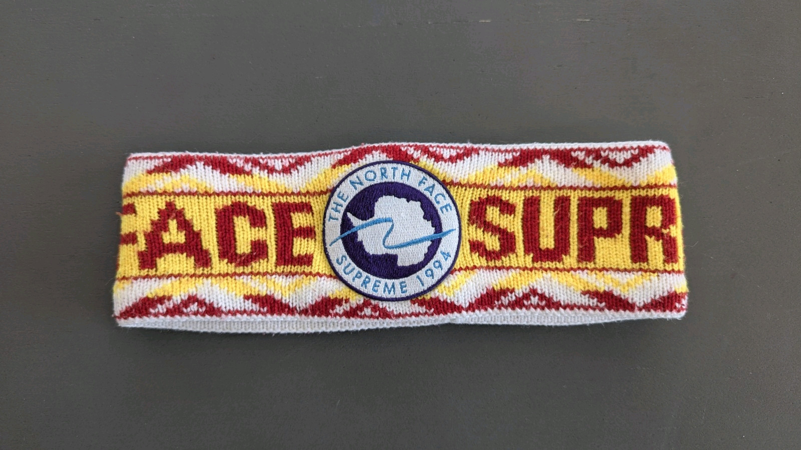 SUPREME x THE NORTH FACE Trans Antarctica Expedition Headband in Yellow