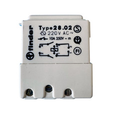 Finder 28.02.8.220.0000 RELE' INTERRUTTORE BIPOLARE passo-passo 220V 10A
