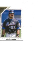 2022 TOPPS GALLERY METS HALL OF FAME CATCHER MIKE PIAZZA