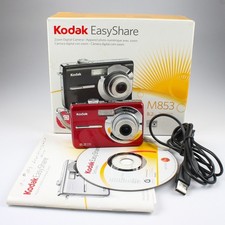 Kodak Easy Share M853 Red - 8.2MP Digital Camera - No Charger - Parts/Repair