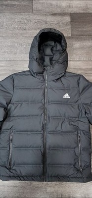 Adidas Helionic Down Hooded Black $150.00 Mens Medium