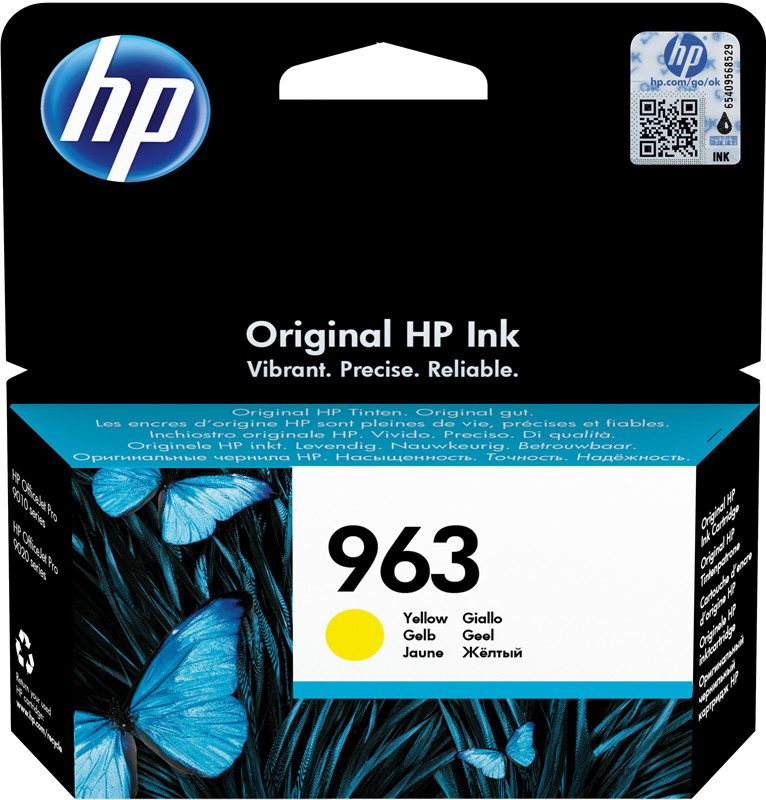 Cartouche HP 963 jaune l'encre idéale pour imprimer vos dossiers de télétravail