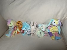 TY Beanie Babies Lot of 6 EASTER Bunnies  Chick NEW with Tags