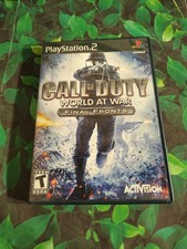 Call of Duty: World at War Final Fronts (PlayStation 2, 2008) Complete Tested 