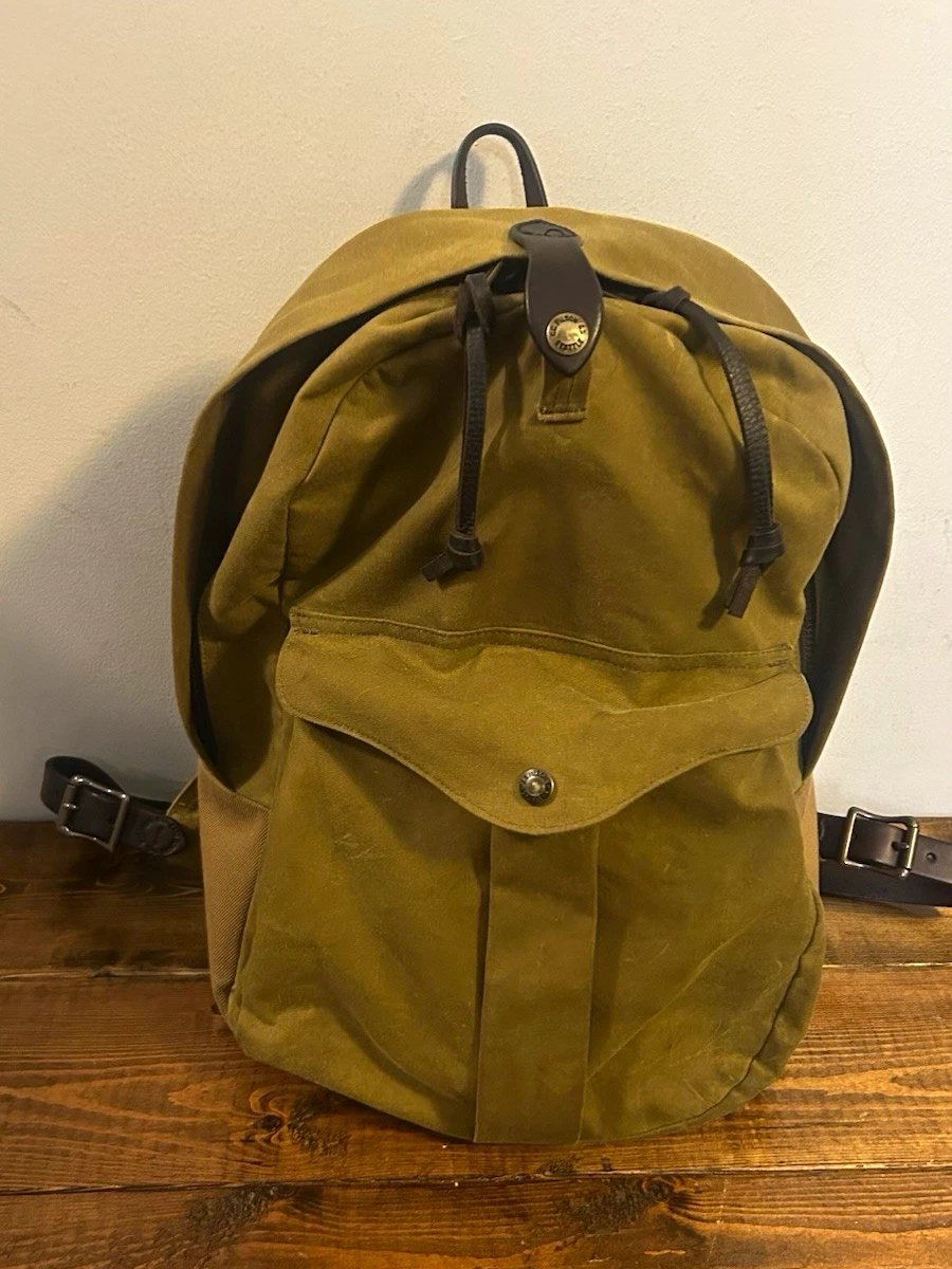 Filson Journeyman in Tan Freshly Waxed