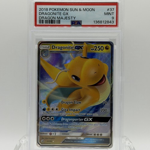 Dragonite-GX graded PSA 9 for sale on eBay