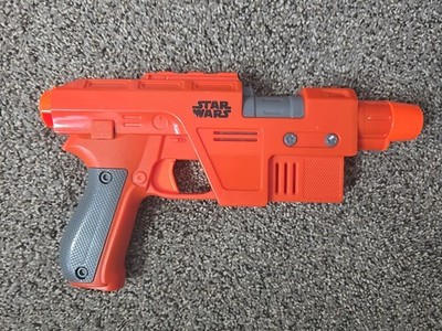 STAR WARS Blaster Electronic Toy Gun Orange Hasbro 2016 Lights & Sound Tested