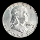 1963-D Proof Franklin Silver Half Dollar