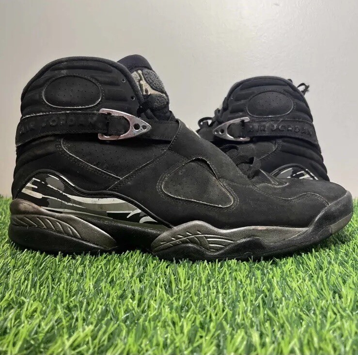 Nike Air Jordan 8 VIII Retro Chrome Black 2015 12 OG 305381-003 Jordan 8 Retro Chrome (2015) Men main image 2