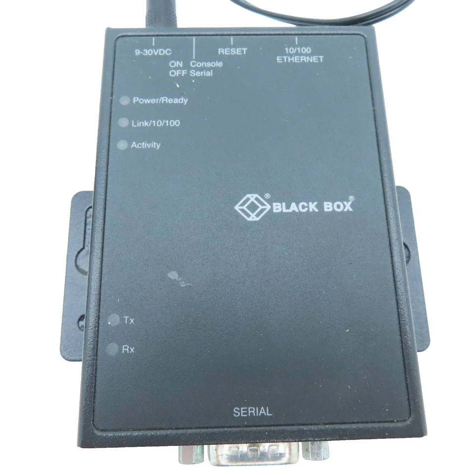 Black Box LES4011A Fast Ethernet Terminal Server Port BD9M - Image 2 of 4
