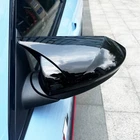 Gloss Black Side Door Rearview Mirror Cover Caps For Hyundai Elantra, Elantra N