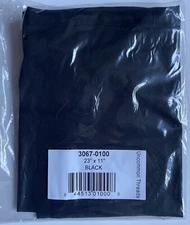 Uncommon Threads Unisex Waist Apron 3 Section Pocket, Black, 23” x 11”