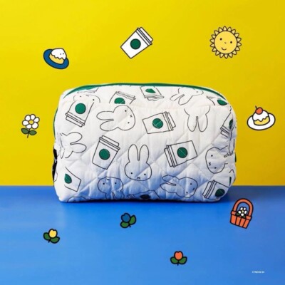 Miffy Starbucks Pouch Limited White Dick Bruna