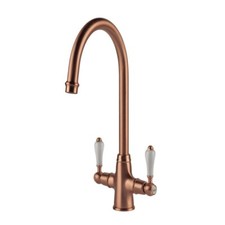 SALE! Clearwater Elegance Monobloc Kitchen Sink Mixer Tap in Brushed Copper