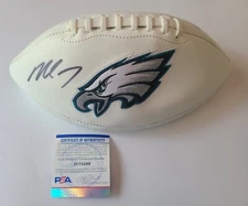 Michael Vick Signed Auto Philadelphia Eagles White Panel Football PSA/DNA COA