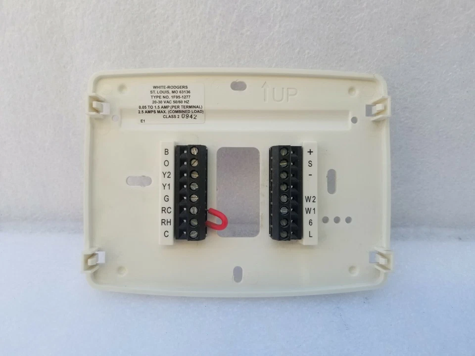 White-Rodgers Emerson Programmable 7-Day Touchscreen Thermostat 1F95-1277 - Image 4 of 4