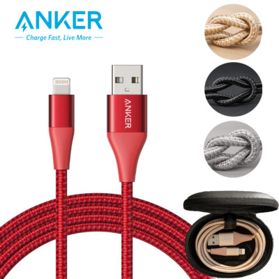 Anker Powerline+II 6ft Lightning Cable Charging Sync MFi-Certified