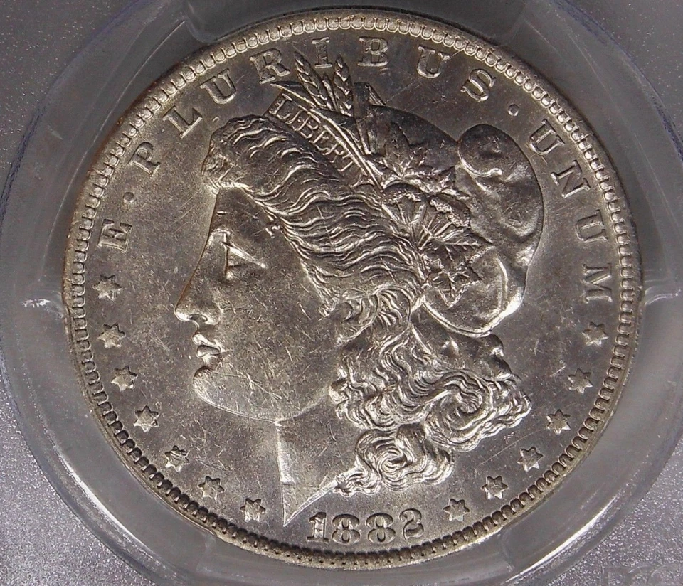 1882-O $1 Morgan Silver Dollar PCGS AU VAM 5 O/S Broken ~TOP 100~ - Image 3 of 4
