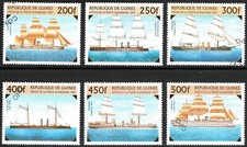 Guinea Republic 1997 Ships - Iron Clad Warships Used/CTO (1100)