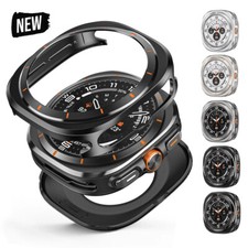 Luxury Metal+PC Bumper Case For Samsung Galaxy Watch Ultra 2025 47mm Armor Cover