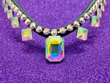 One Row Crystal Diamond With Designer Padding Inside in Multi Color