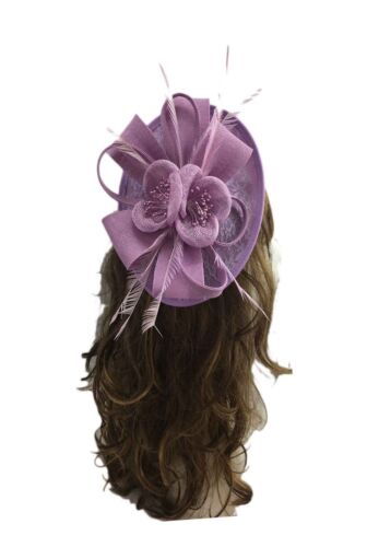 Fascinador Bodas Sombrero Royal Ascot Fiesta Damas Día Alicia Diadema y Clip Reino Unido - Imagen 3 de 9