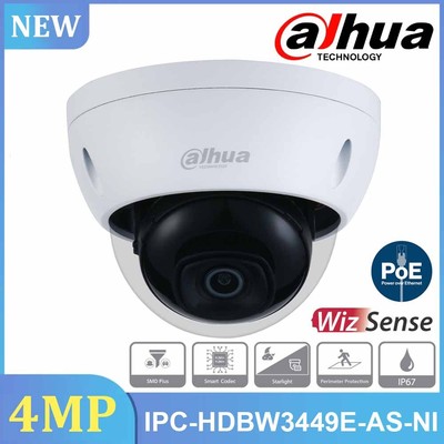 Dahua IPC-HDBW3449E-AS-NI 4MP 4K Starlight Full Color PoE IP WizSense Camera