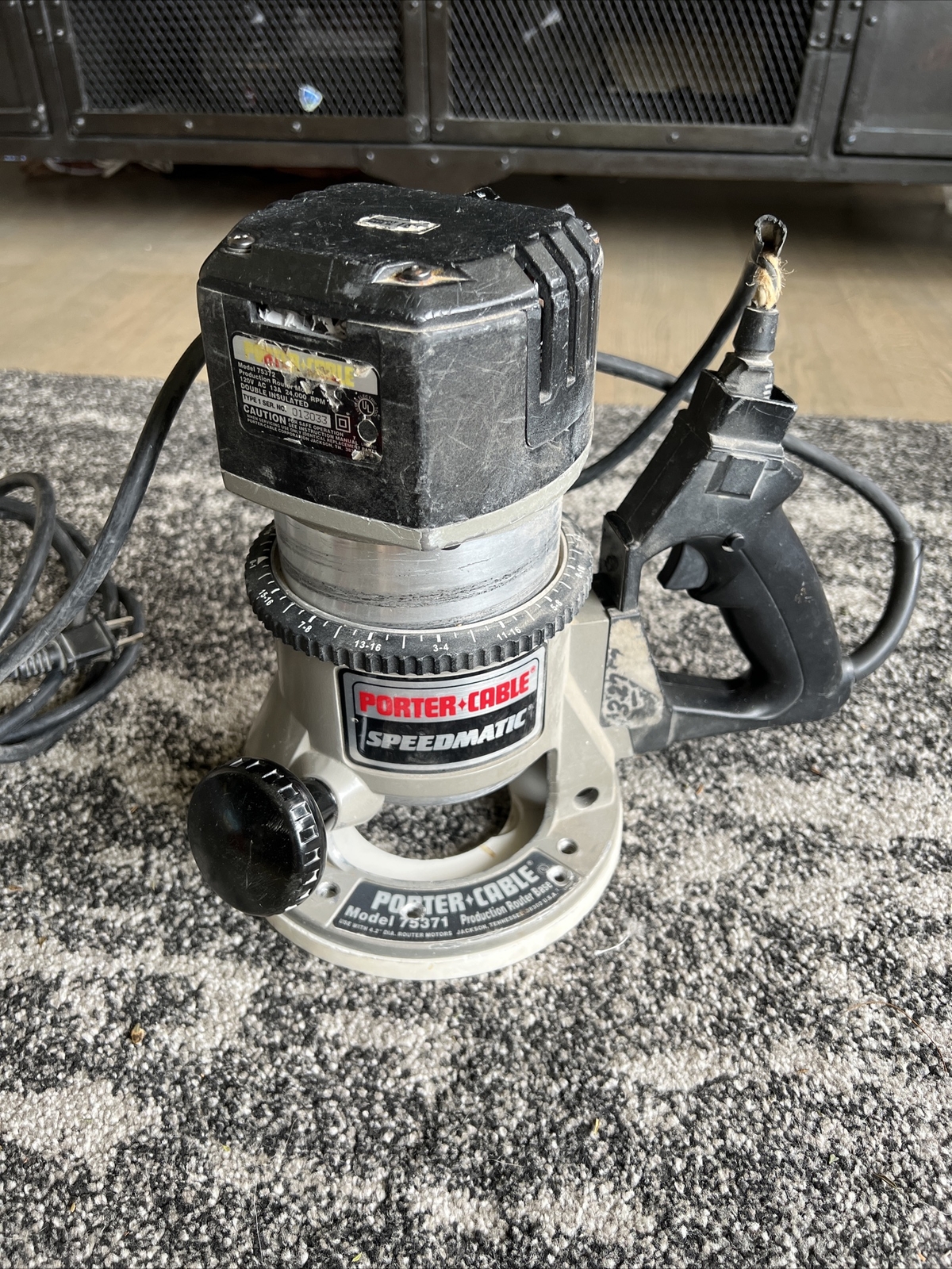 Porter Cable 75372 Production Router Motor 75371 Production Router Base D-Handle