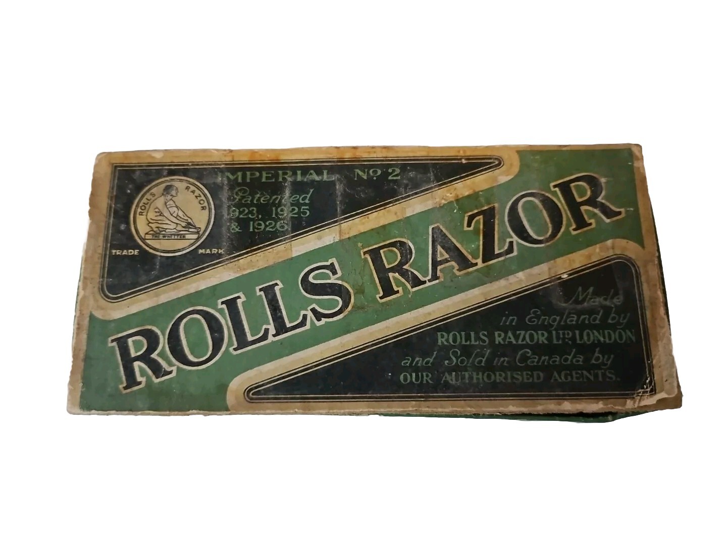 Rolls Shaving Razor Antique Vintage Rolls Razor Made in England 1920's Shaving Strop Blade ...