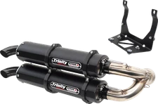 TRINITY RACING Stage 5 Dual Slip-On Muffler TR-4160S-C2