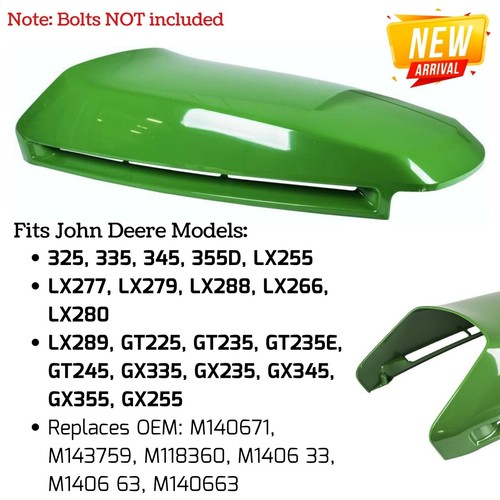 For John Deere AM132529 Upper Hood 325 335 345 355D