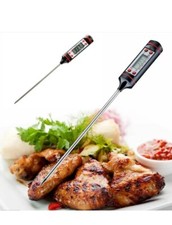 Instant Read Digital Meat Thermometer BBQ Grill Smoker For Kitchen Food Cooking