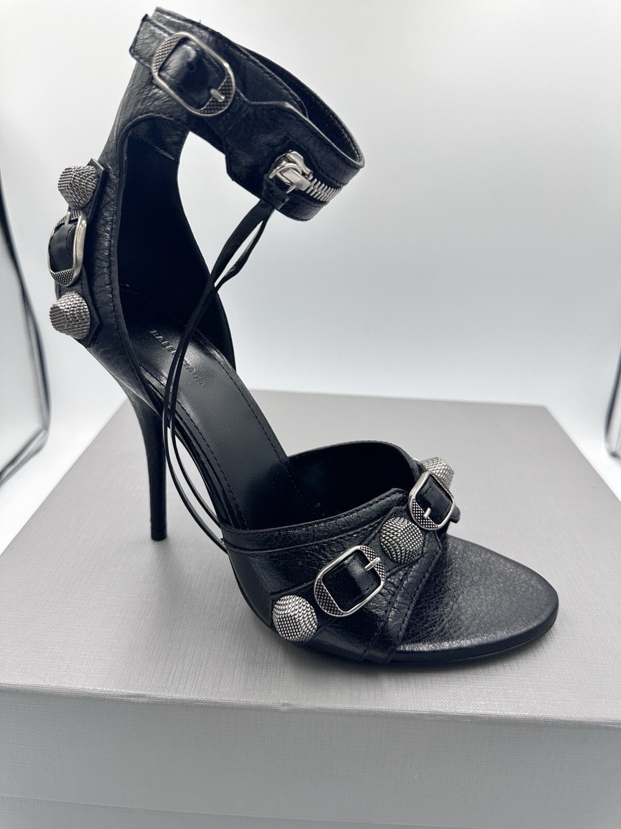 New! Balenciaga 'Cagole' Slingback Stiletto Sandals 7 US 37 New! Balenciaga 'Cagole' Slingback Stiletto Sandals 7 US 37