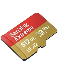 SanDisk Extreme 512GB microSD UHS I Memory Card 160MB s Read 90MB s Write