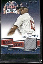 #32 Dillon Tate 2015 Panini USA Baseball Stars & Stripes #/299 Game Gear