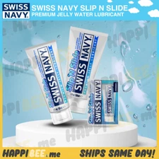 Swiss Navy Slip 'N Slide Premium Jelly Water Lubricant🍯H2O Glide Sex Lube Gel