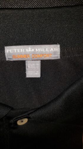 Peter Millar Summer Comfort Polo Black 4XLT - Picture 1 of 6