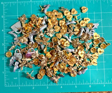 154pc Mixed Lot Upholstery Tacks BEE FROG SHOE SANDAL PURSE HEART FLORAL "A"